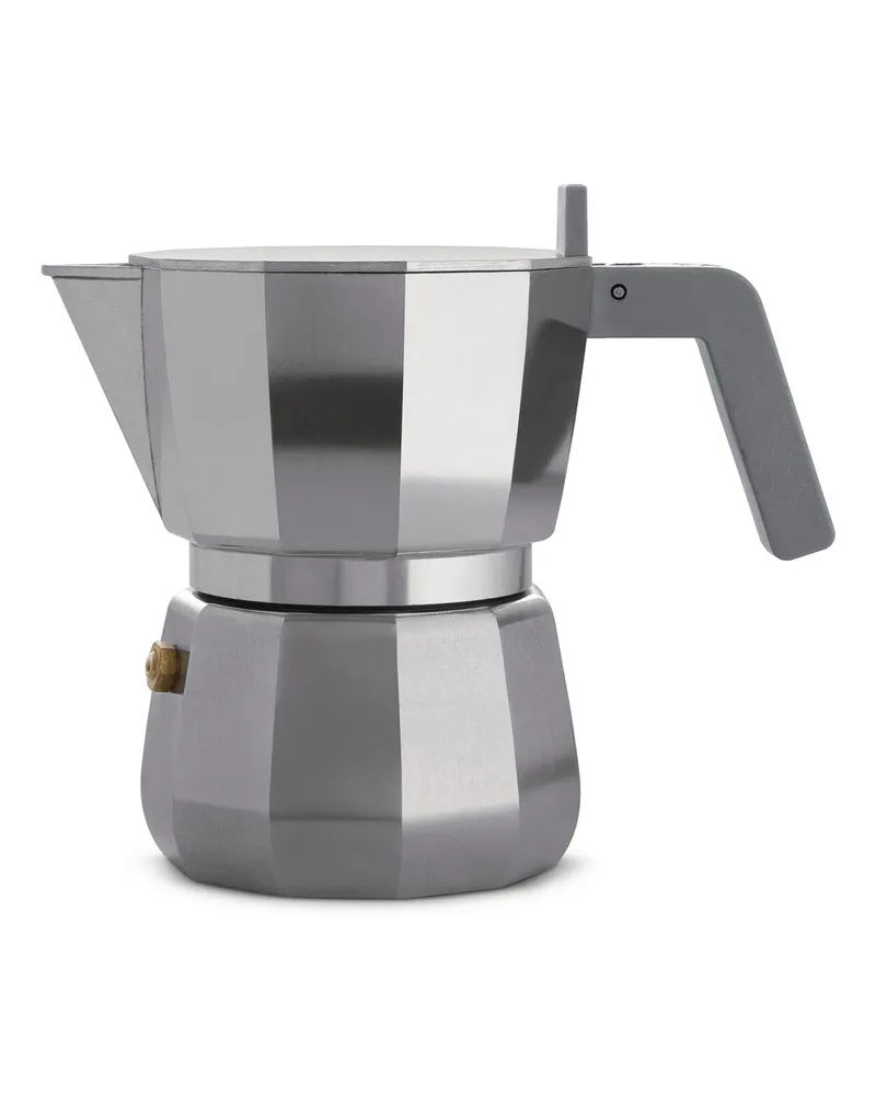 Alessi italienischer Kaffeebereiter Moka - Metall - Gussaluminium - Designer David Chipperfield 