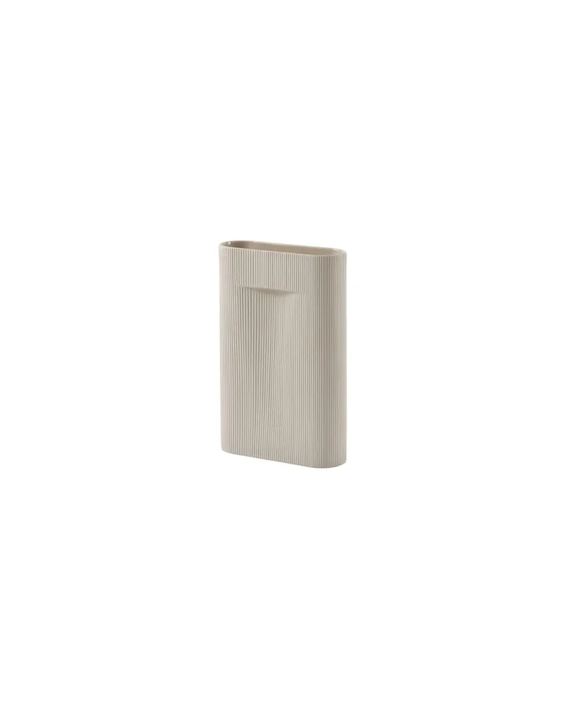 Muuto Vase Ridge - Beige - Fayence - Designer Studio Kaksikko 