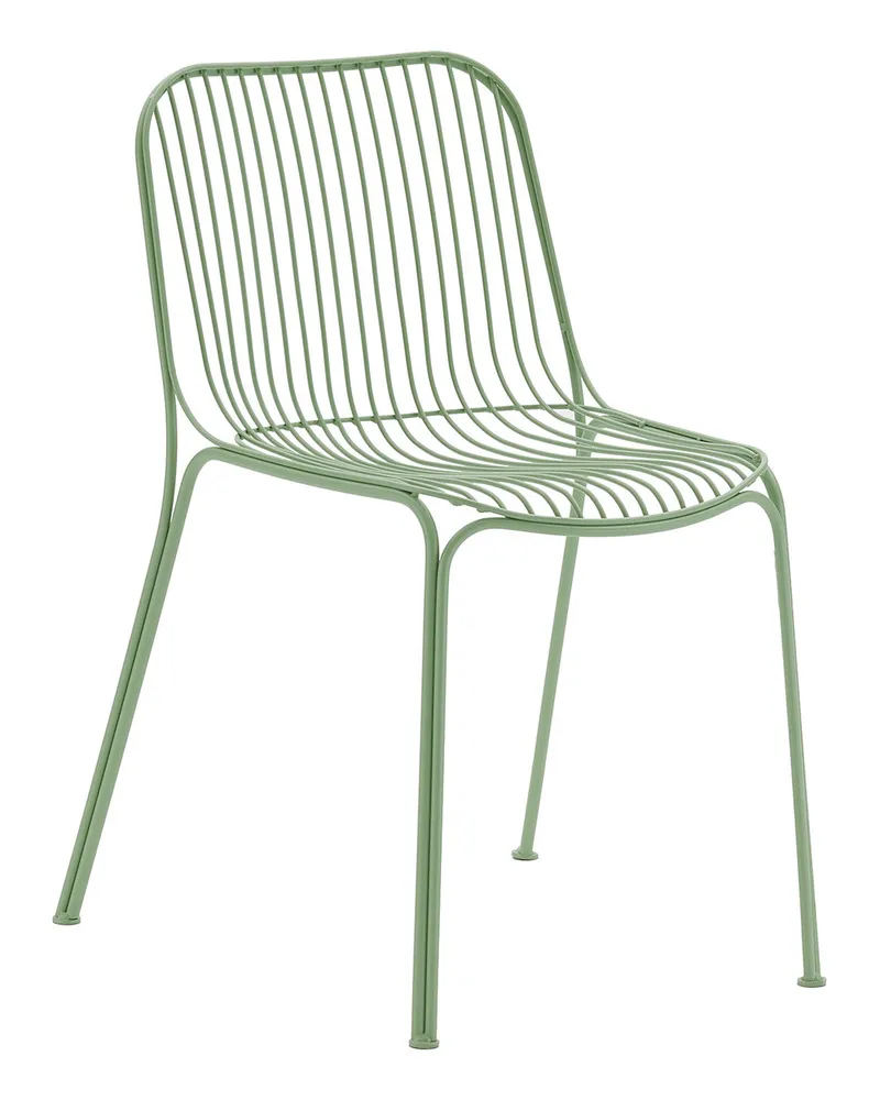 Kartell Stuhl HiRay - Grün - Verzinkter lackierter Stahl - Designer Ludovica & Roberto Palomba 
