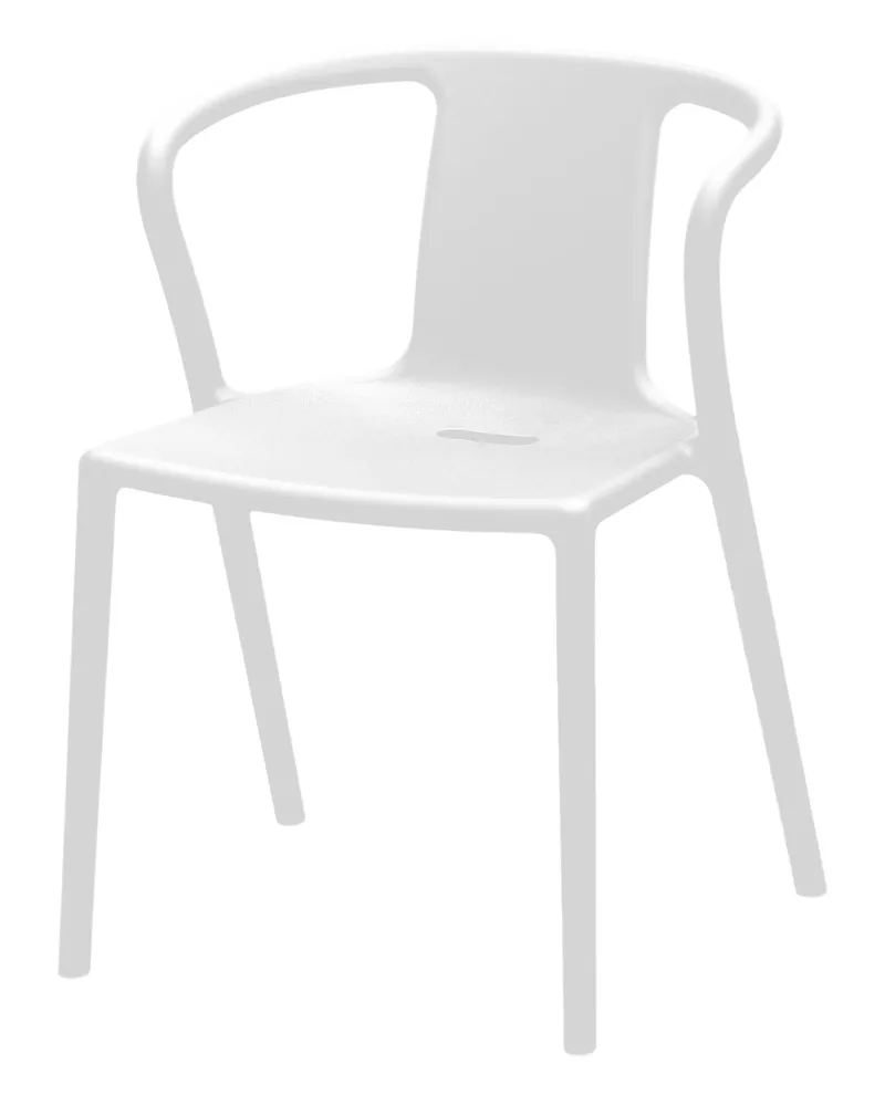 Magis Stapelbarer Sessel Air- - Weiß - Glasfaserverstärktes Polypropylen - Designer Jasper Morrison 