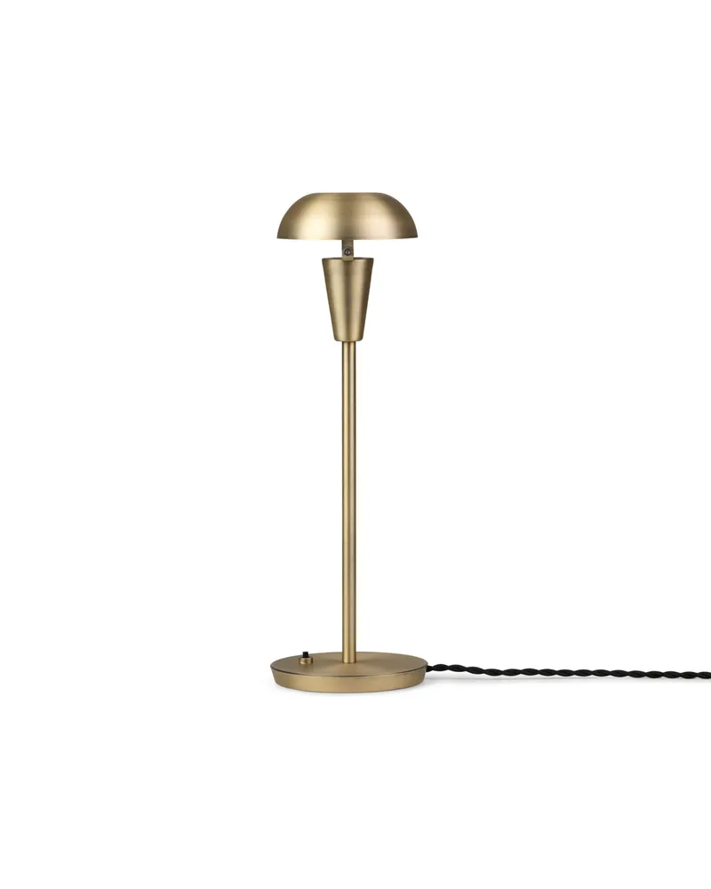 ferm LIVING Tischleuchte Tiny - Metall - Eisen, messingplatiert 