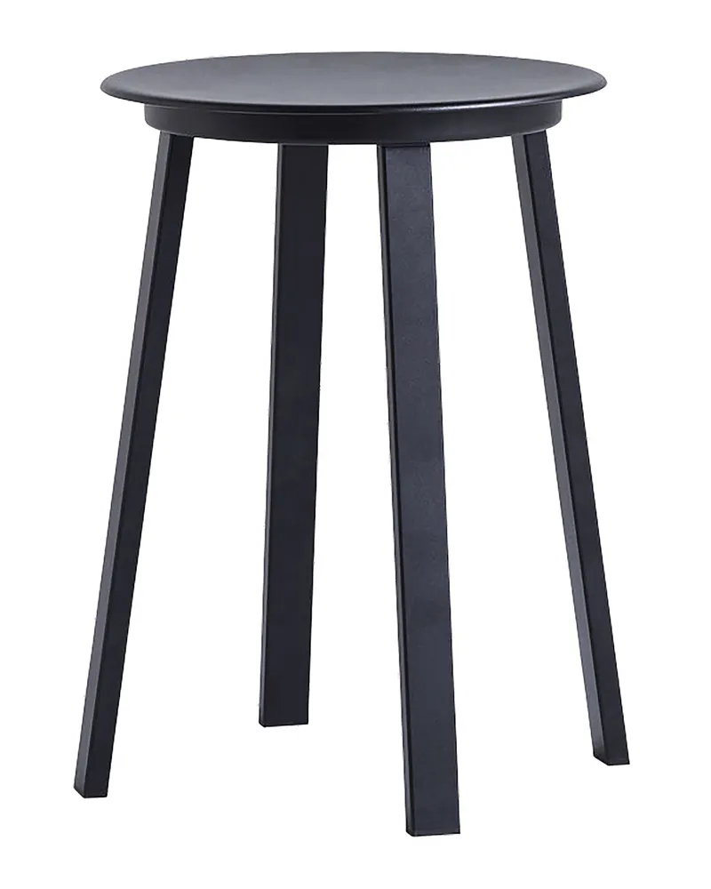 Hay Hocker Revolver - Schwarz - Stahl mit Epoxidlack - Designer Leon Ransmeier 