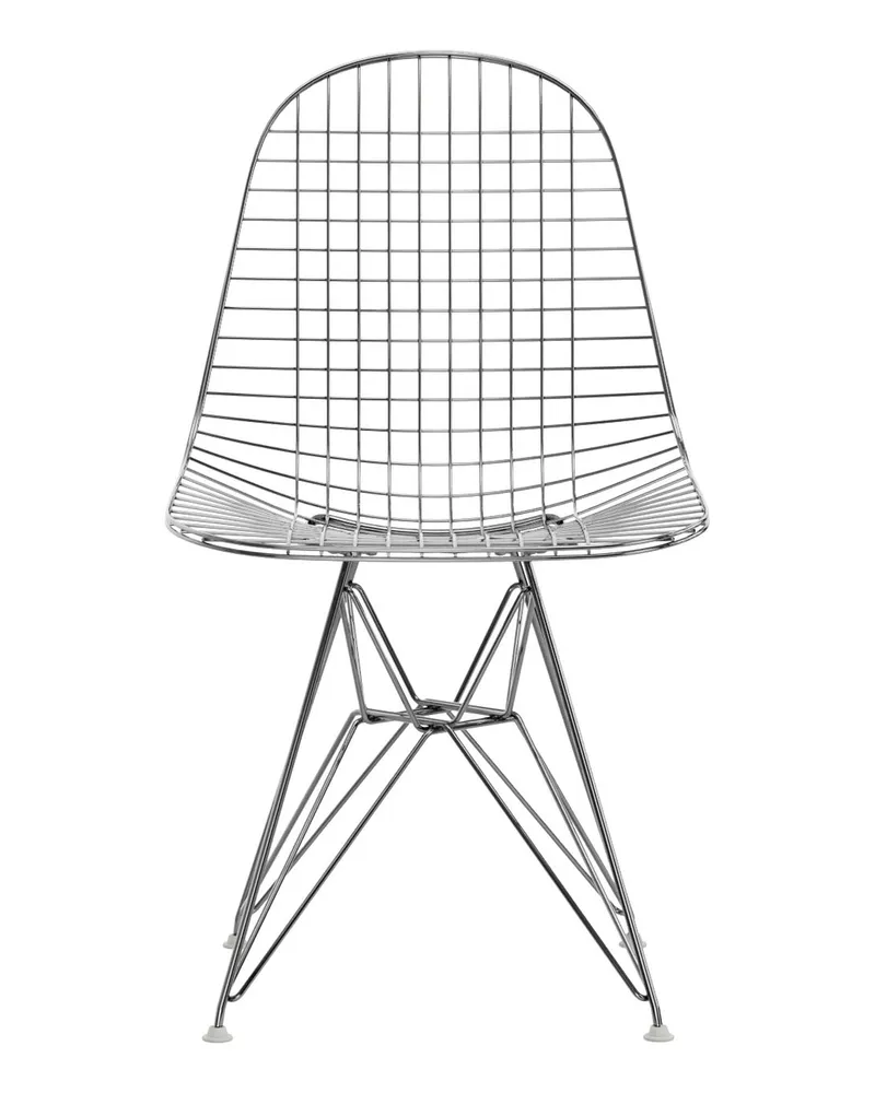 Vitra Stuhl Wire Chair - Metall - verchromter Stahl - Designer Charles & Ray Eames 