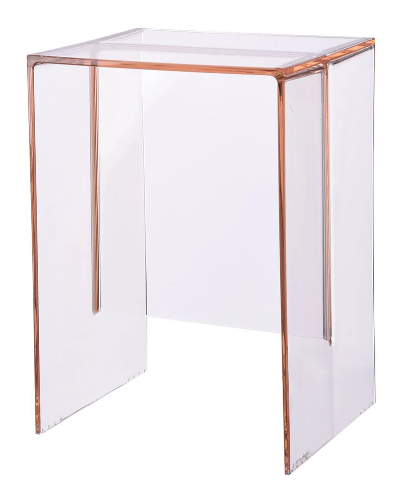 Kartell Hocker Laufen - Rosa - PMMA - Designer Ludovica & Roberto Palomba 