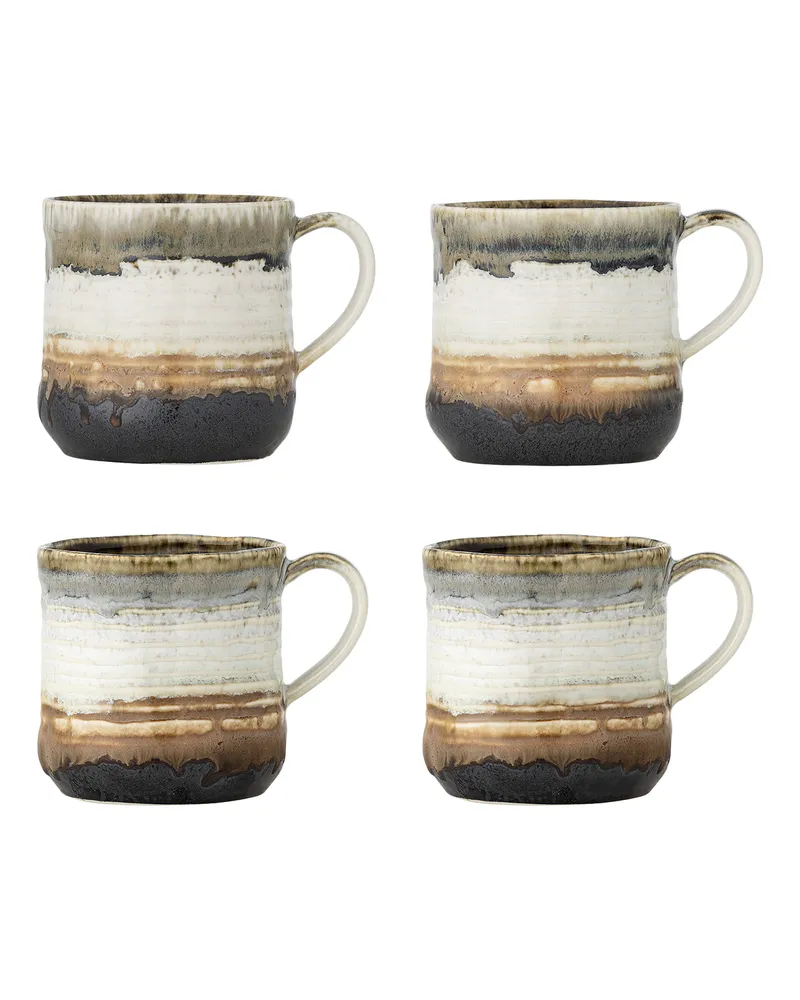 Bloomingville Becher Deana - Braun - Sandstein 
