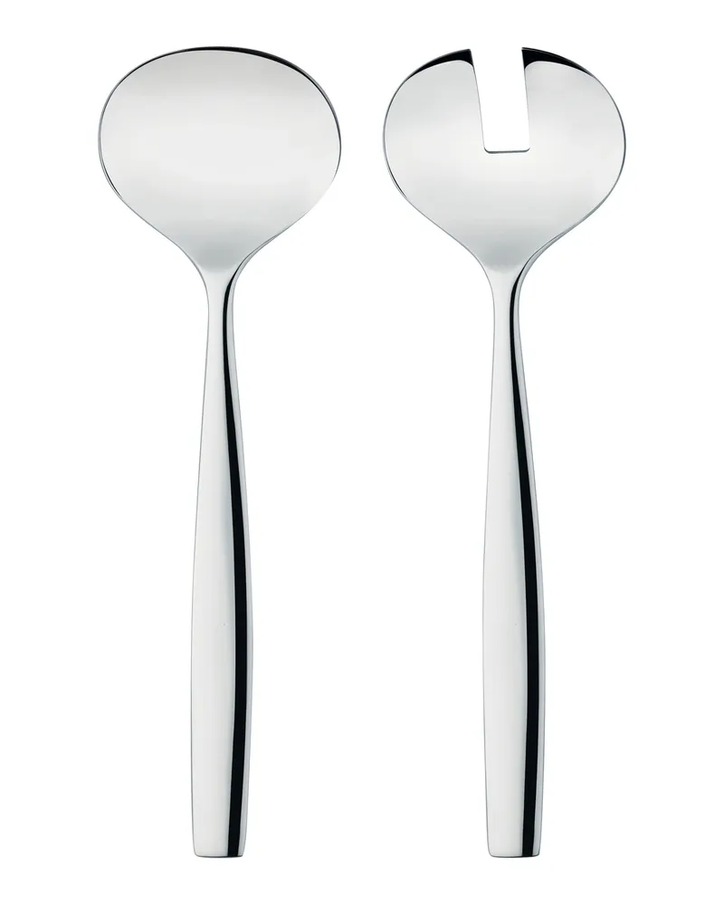 Alessi Salatbesteck Dressed - Metall - rostfreier Stahl - Designer Marcel Wanders 