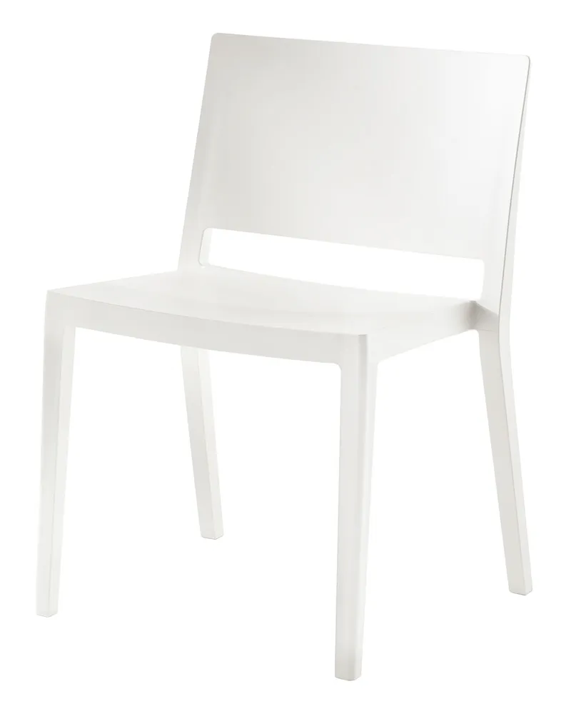 Kartell Stapelbarer Stuhl Lizz - Schwarz - Technoplymer - Designer Piero Lissoni 