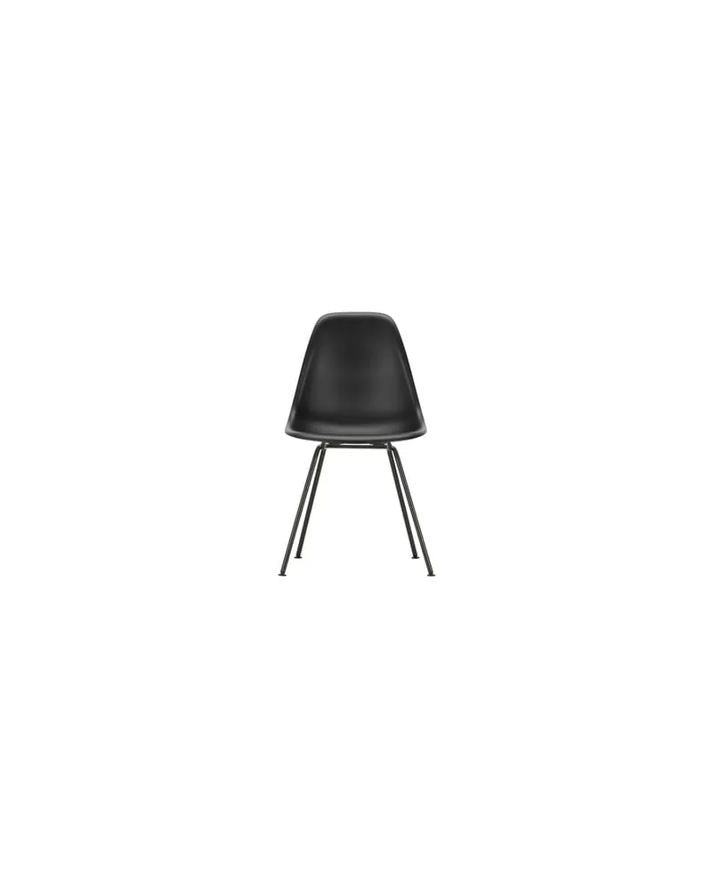 Vitra Stuhl Eames Plastic - Schwarz - Epoxid-lackierter Stahl - Designer Charles & Ray Eames 