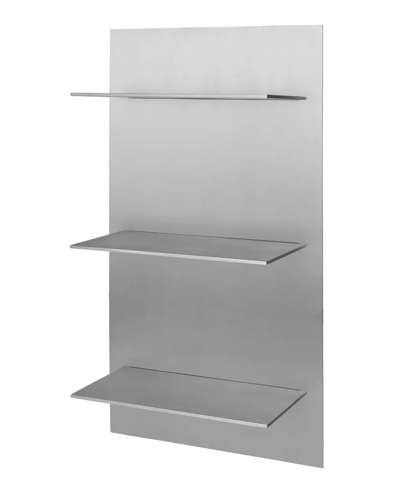 ferm LIVING Regal Lager - Metall - gebürstetes Aluminium 