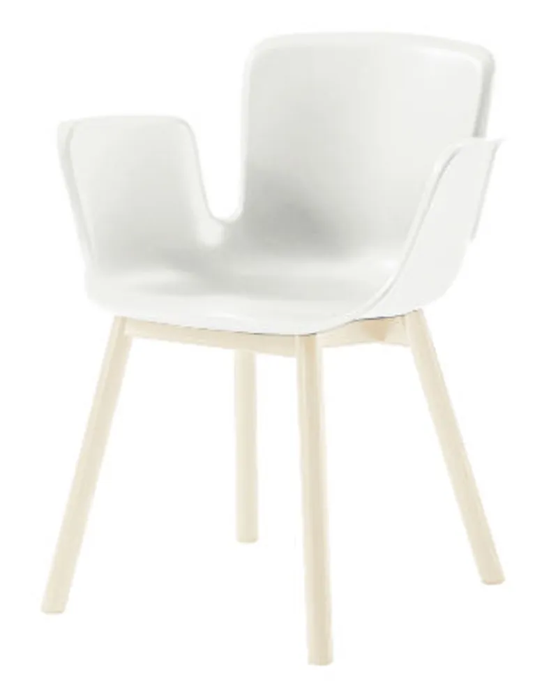 Cappellini Sessel Juli - Weiß - Verstärktes Polypropylen - Designer Werner Aisslinger 