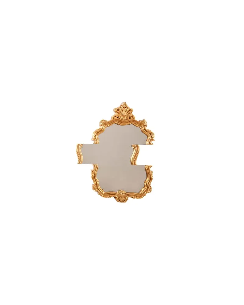 Seletti Wandspiegel Miroirs - Gold - Holzfaserplatte - Designer Giampiero Romano 