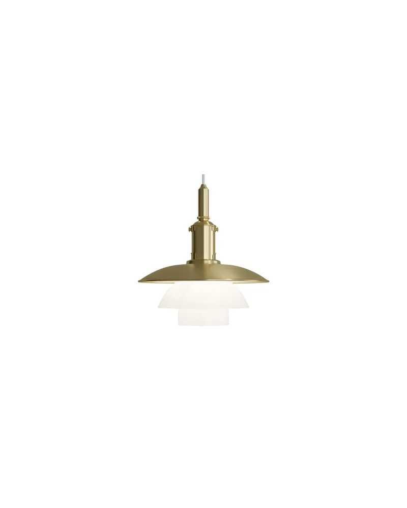 Louis Poulsen Pendelleuchte PH - Metall - mundgeblasenes Glas - Designer Poul Henningsen 