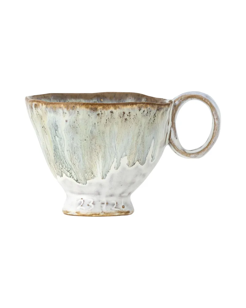 Bloomingville Becher Imogen - Grau - emaillierter Sandstein 