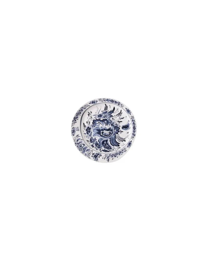 Seletti Teller Classic on acid - Blau - Feines Porzellan - Designer Diesel Creative Team 