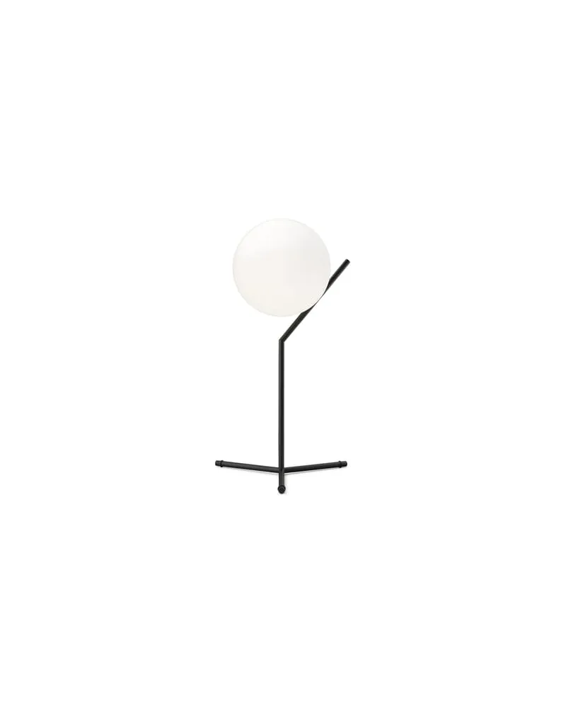 Flos Tischleuchte IC - Schwarz - gefirnister Stahl - Designer Michael Anastassiades 