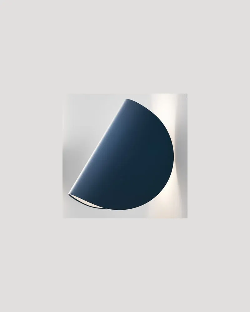 FontanaArte Wandleuchte IO - Blau - klarlackbeschichtetes Aluminium - Designer Claesson Koivisto Rune 