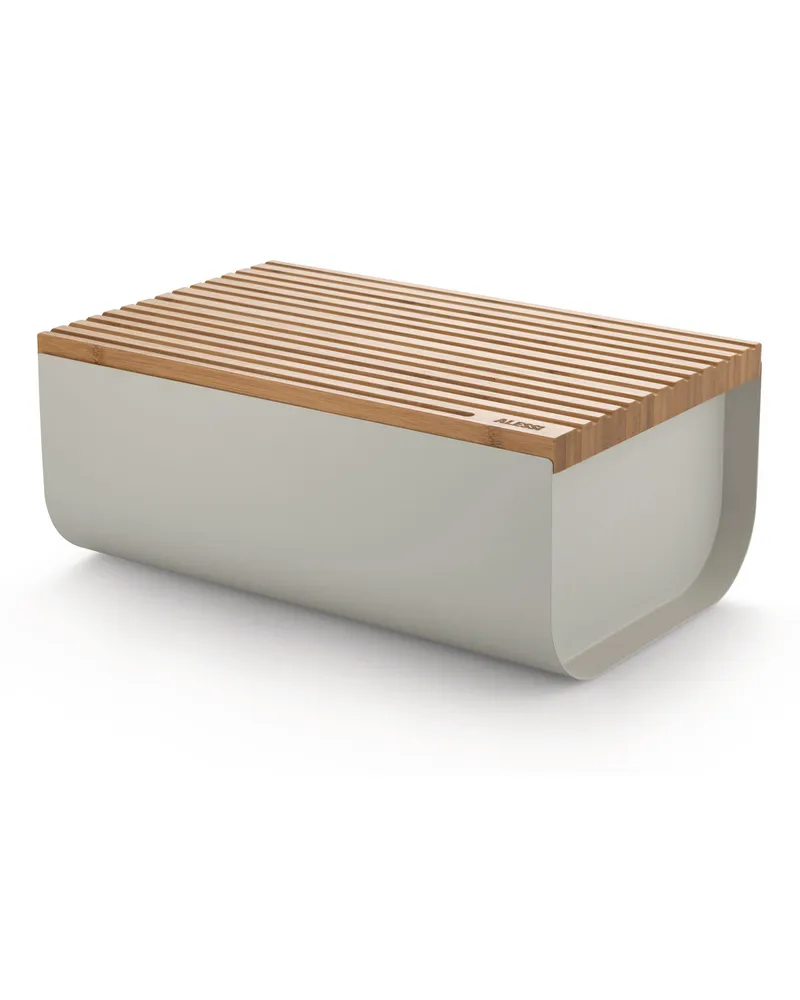 Alessi Brotkasten Mattina - Grau - Bambus - Designer Big Game 