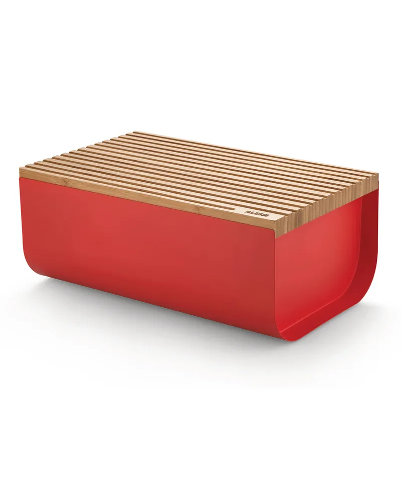 Alessi Brotkasten Mattina - Grau - Bambus - Designer Big Game 