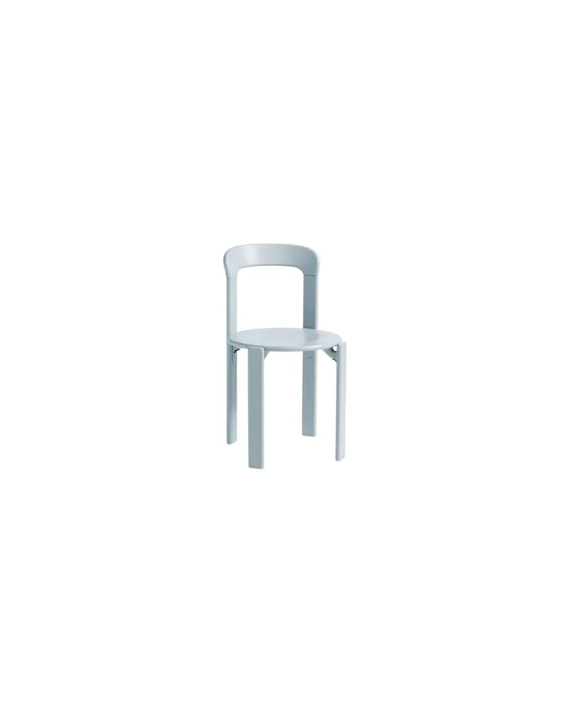Hay Stapelbarer Stuhl Rey - Blau - Buchenfurnier - Designer Bruno Rey 