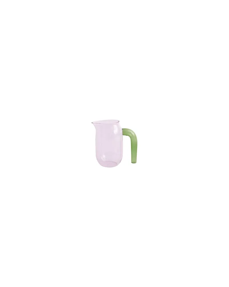 Hay Karaffe Jug - Rosa - Borosilikatglas - Designer Jochen Holz 