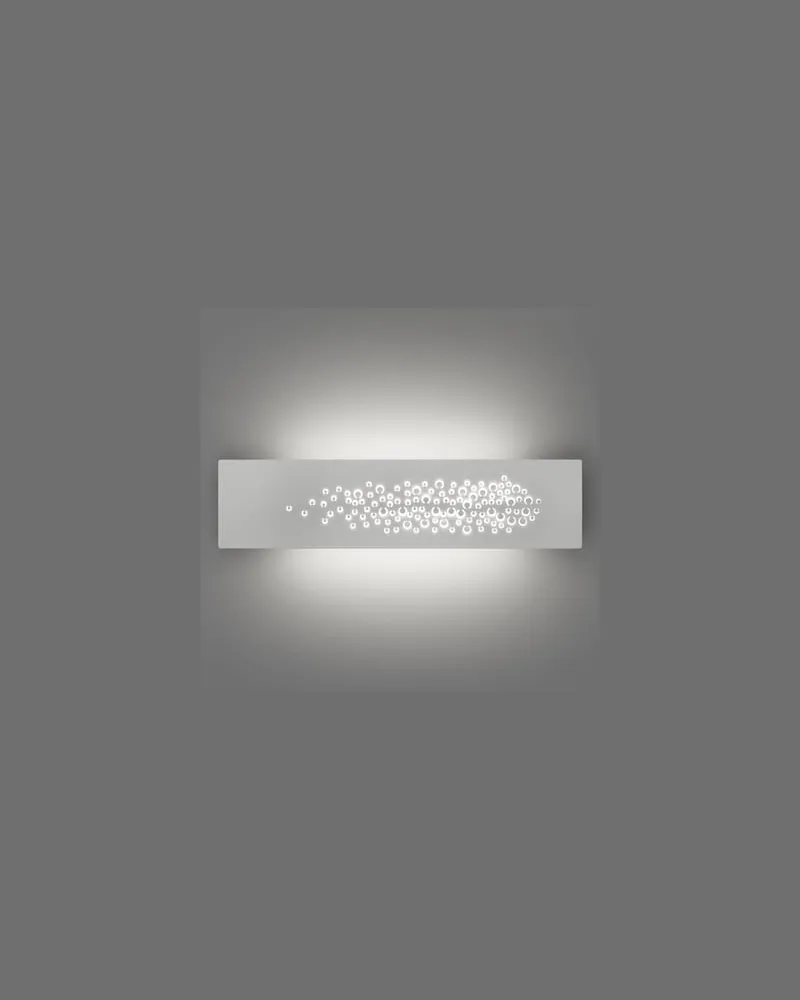 Artemide Wandleuchte Islet - Weiß - bemaltes Aluminium - Designer Mikko Laakkonen 