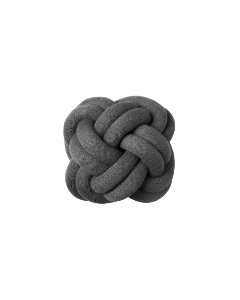 Design House Stockholm Kissen Knot - Grau - Polyacryl - Designer Ragnheiður Osp Sigurðardóttir 