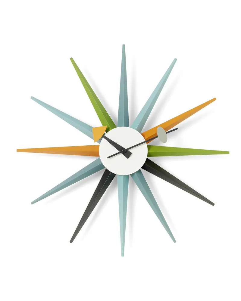 Vitra Uhr Nelson Clock - Bunt - Massivholz, bemalt - Designer George Nelson 