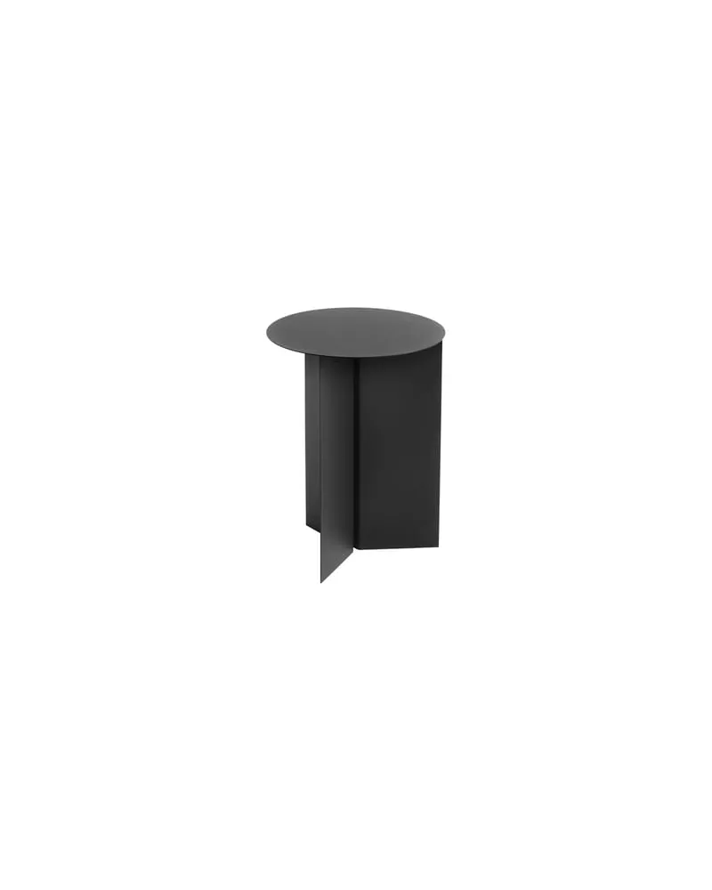 Hay Beistelltisch Slit - Schwarz - Epoxid-lackierter Stahl - Designer Hay Studio 