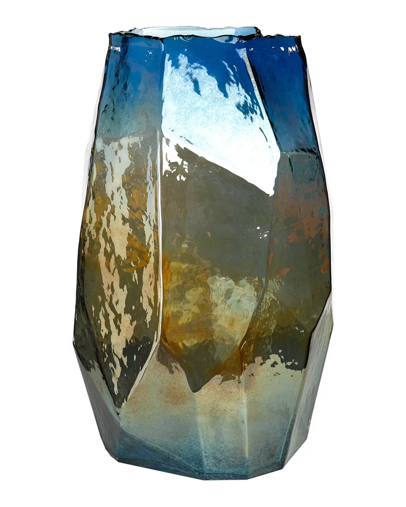 POLSPOTTEN Vase Luster - Gold - Rauchglas - Designer Pols Potten Studio 