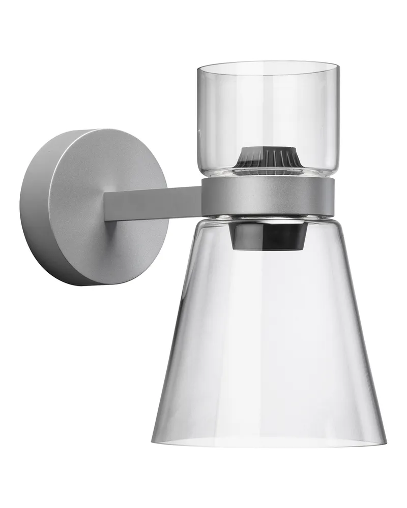Flos Wandleuchte Nocturne - Schwarz - Geblasenes Borosilikatglas - Designer Konstantin Grcic 