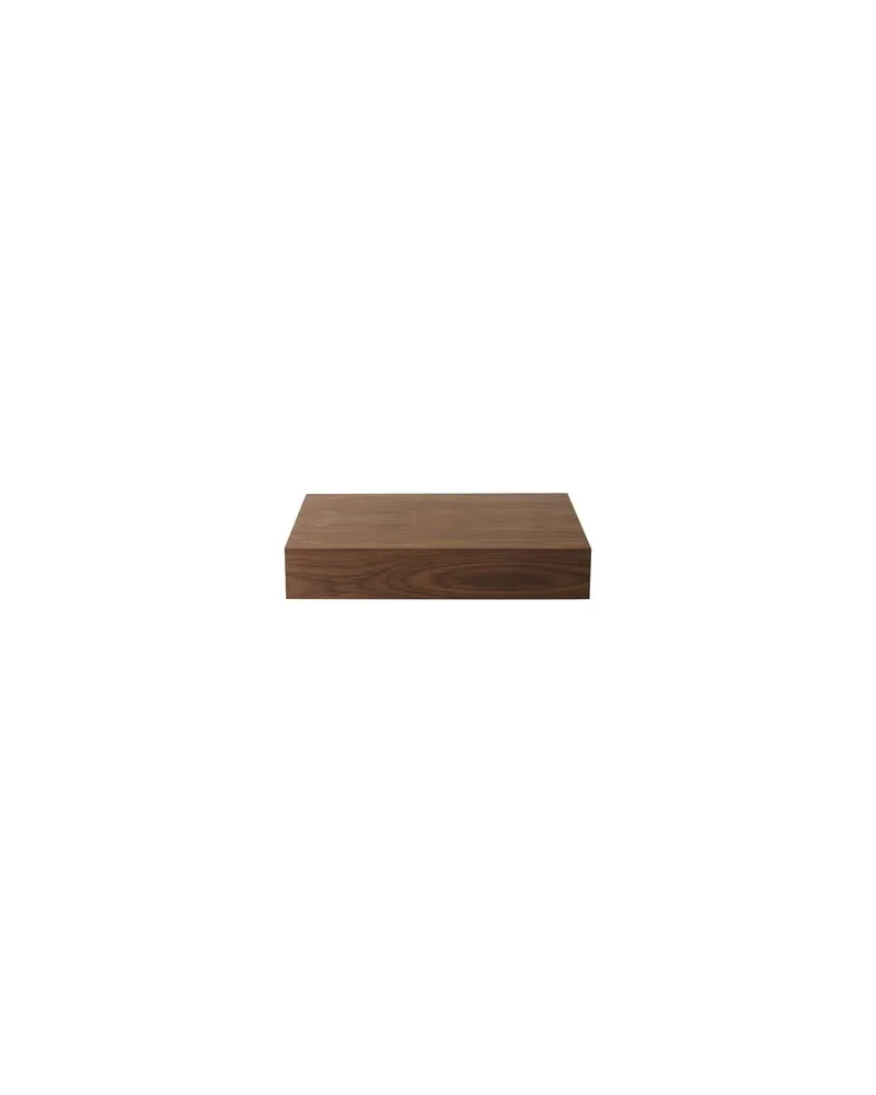 New Works Couchtisch Mass - Braun - Nussbaumfurnier - Designer Lim + Lu 