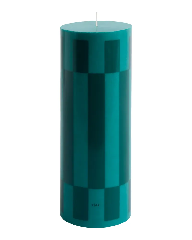 Hay Blockkerze Column - Bunt - Stearin 