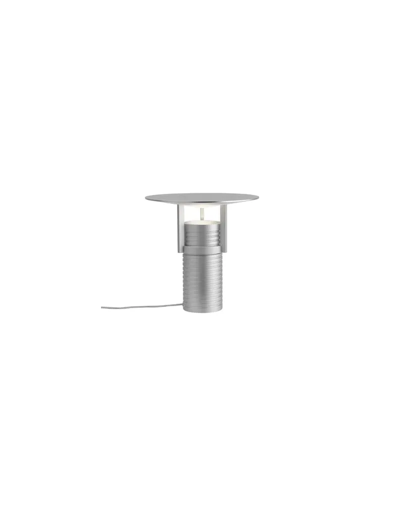 Muuto Tischleuchte Set - Silber - eloxiertes Aluminium - Designer Jamie Wolfond 