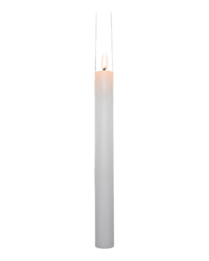 Ingo Maurer Kerze Fly Candle Fly! - Weiß - Wachs - Designer Georg Baldele 