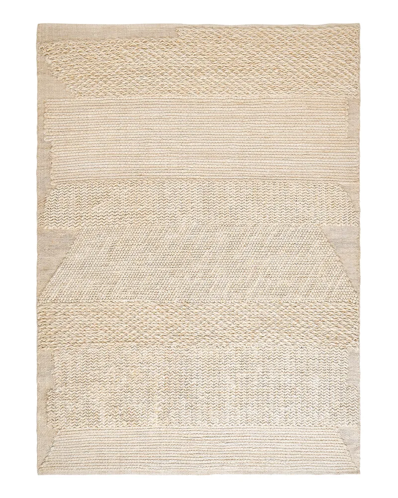 Tom Dixon Teppich Knotty - Weiß - Naturjute-Mischgewebe - Designer Tom Dixon 