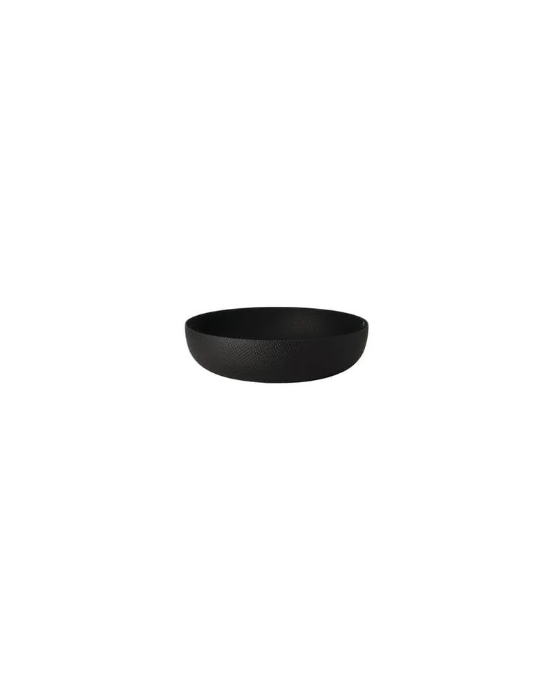 Alessi Korb JM - Schwarz - bemalter Stahl - Designer Jasper Morrison 