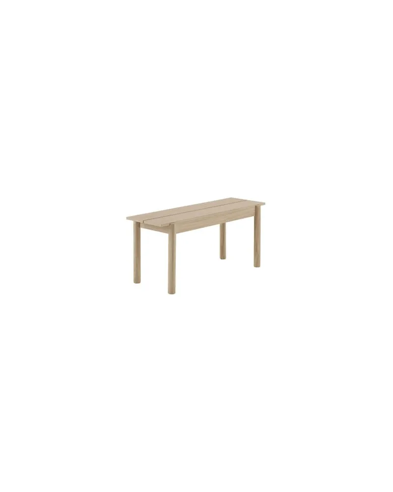 Muuto Bank Linear - Holz natur - Eichenholzfurnier - Designer Thomas Bentzen 