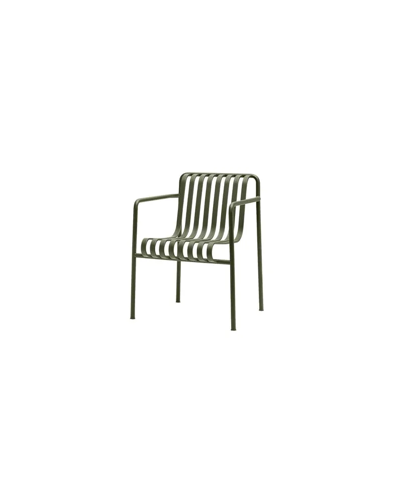 Hay Stapelbarer Sessel Palissade - Grün - Epoxy-Farbe - Designer Ronan & Erwan Bouroullec 