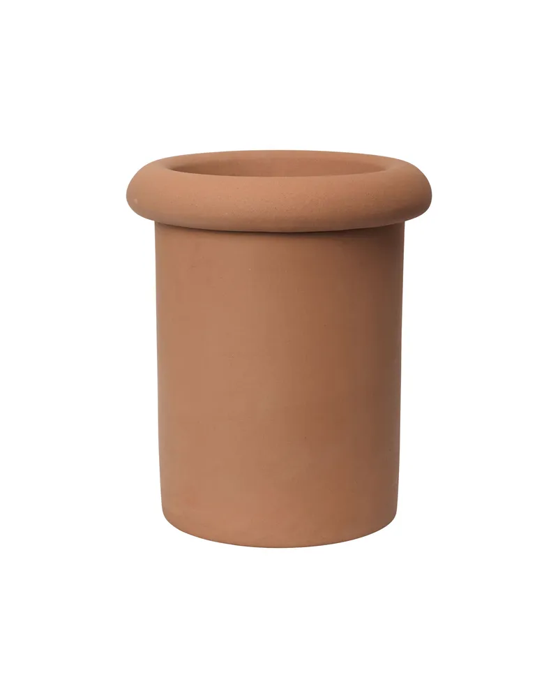 ferm LIVING Blumentopf Rollo - Orange - Terrakotta 