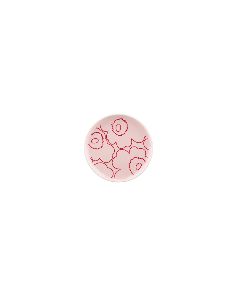 Marimekko Glasteller Piirto - Rosa - Sandstein - Designer Maija Isola 
