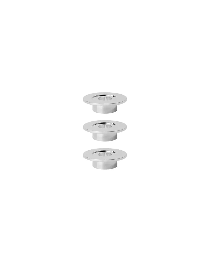 Fritz Hansen Kerzenleuchter Louise - Metall - Versilberter Stahl - Designer Grethe Meyer 