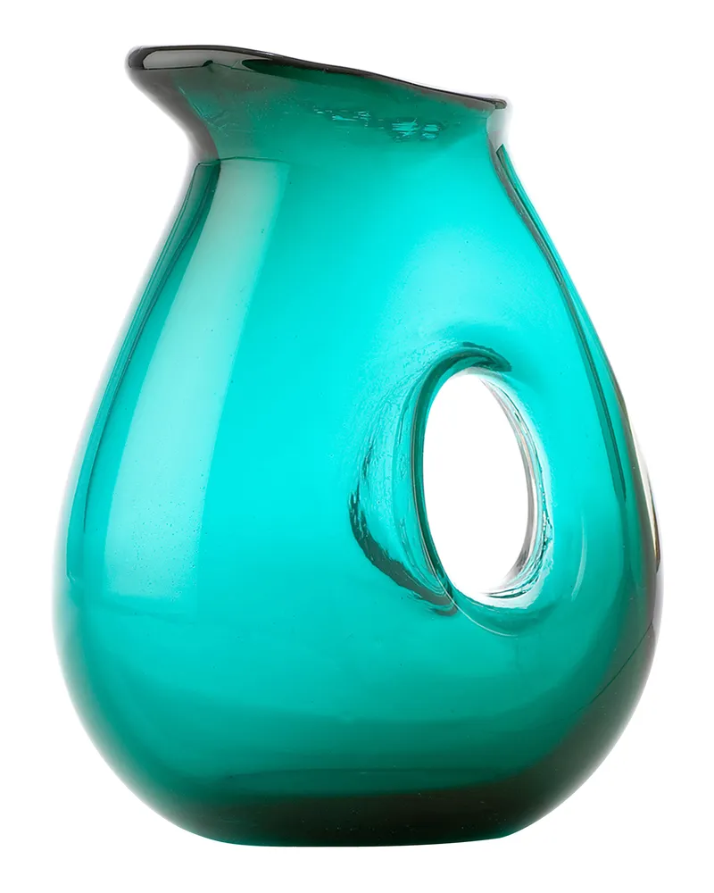 POLSPOTTEN Karaffe Jug - Grün - mundgeblasenes Glas - Designer Pols Potten Studio 