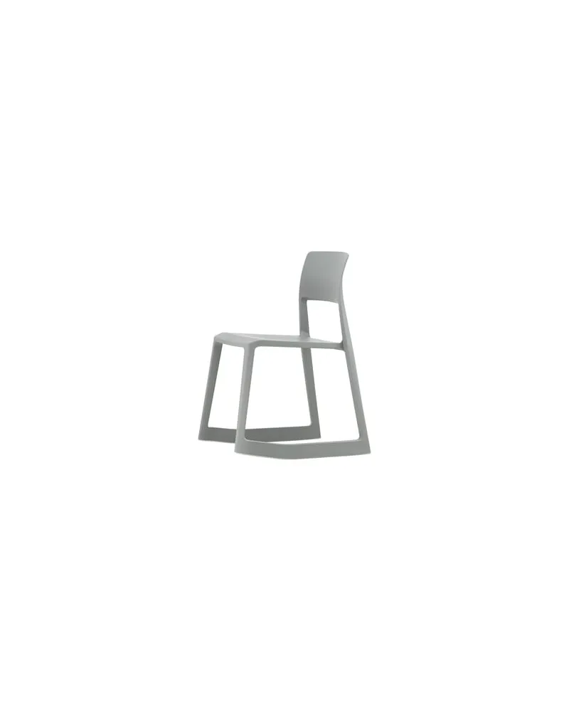 Vitra Stapelbarer Stuhl Tip Ton - Grau - Recyceltes Polypropylen - Designer Jay Osgerby 