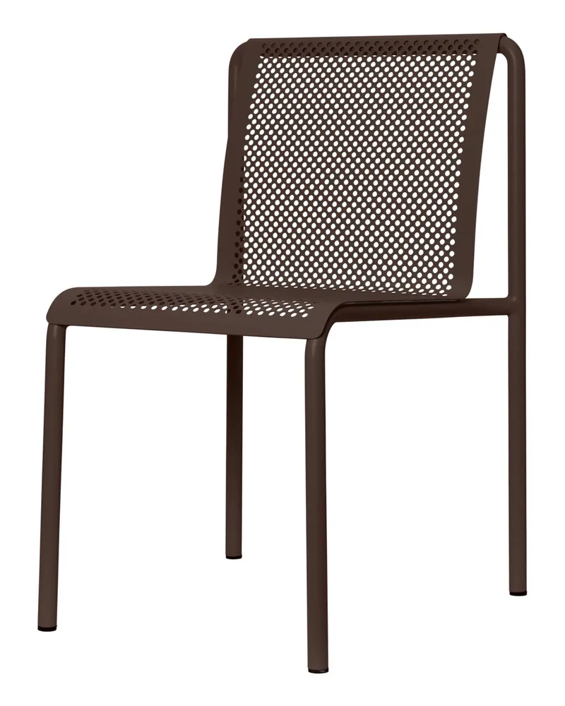 ferm LIVING Stapelbarer Stuhl Dapple - Grün - Verzinkter, pulverbeschichteter Stahl - Designer Says Who 