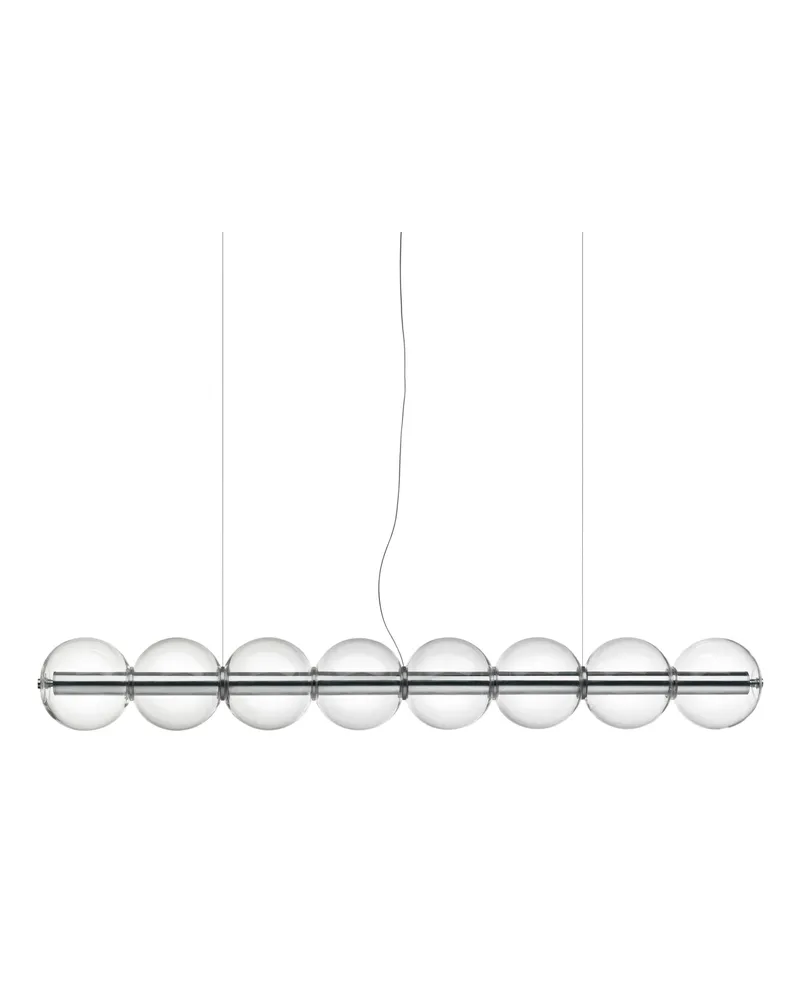 Flos Pendelleuchte Luce - Transparent - Mundgeblasenes Glas - Designer Ronan Bouroullec 