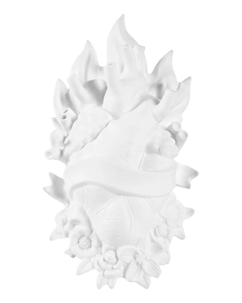 Seletti Vase Love in Bloom - Weiß - Porzellan - Designer Marcantonio 