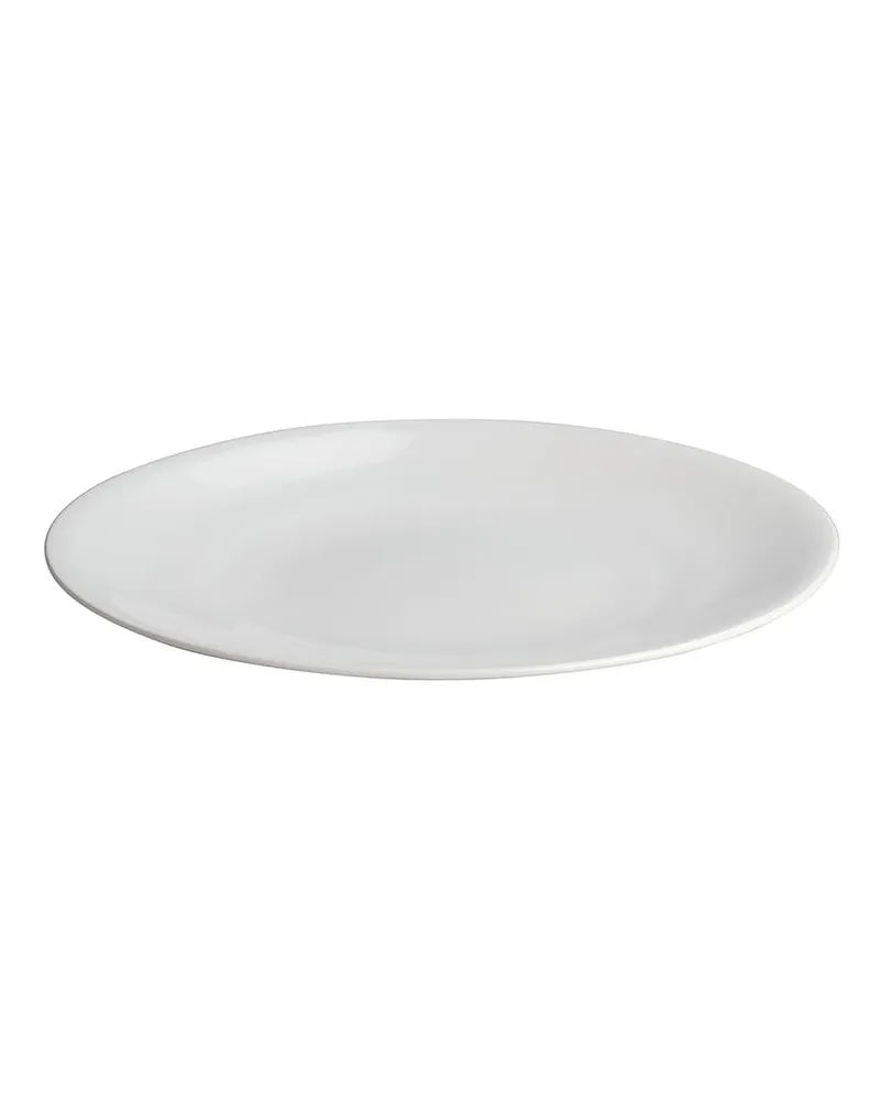 Alessi Teller All-time - Weiß - chinesisches Weich-Porzellan - Designer Guido Venturini 