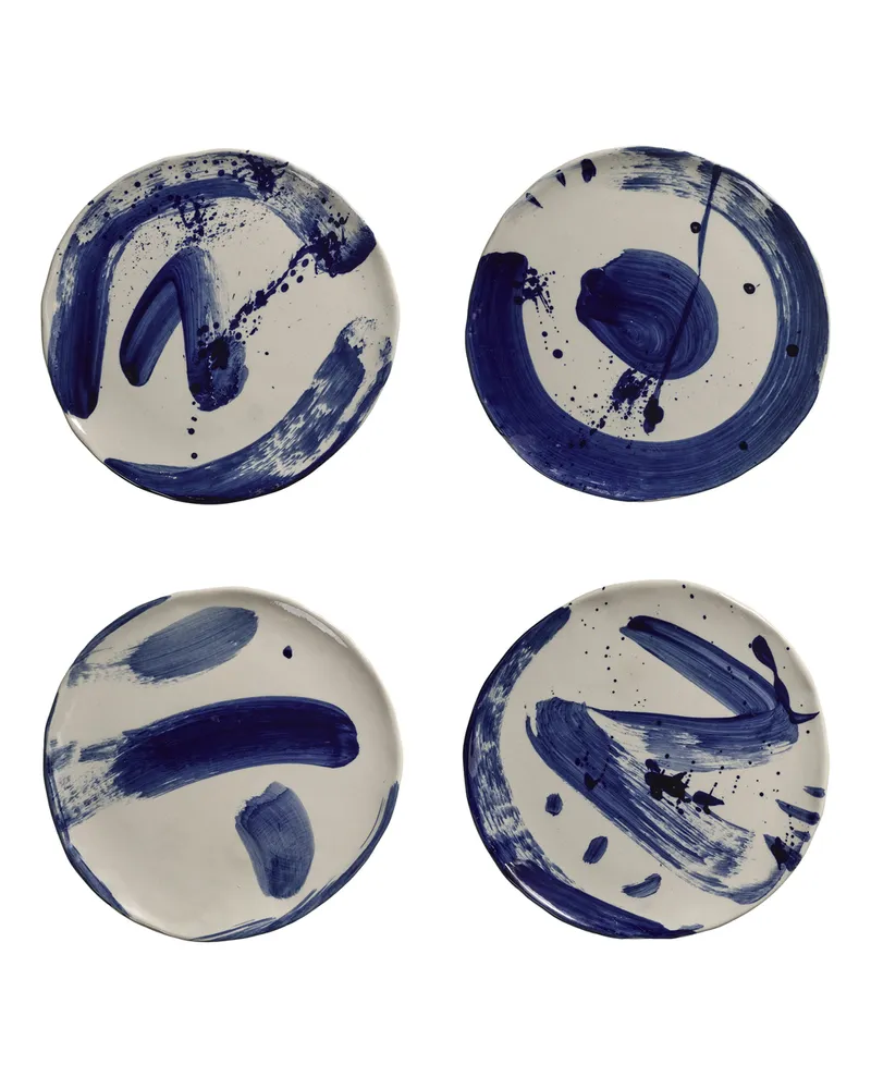 Serax Dessertteller Sophia - Blau - Sandstein - Designer Marie Michielssen 