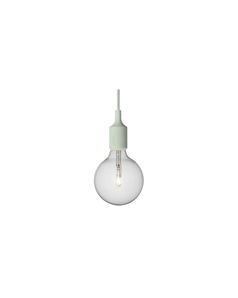 Muuto Pendelleuchte E27 - Grün - Silikon - Designer Taf Architects 