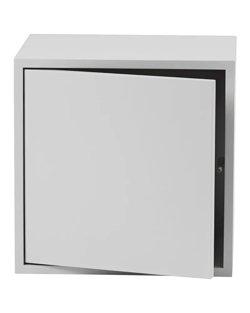 Muuto Regal Stacked - Grau - mitteldichte bemalte Holzfaserplatte - Designer Julien De Smedt 